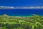 Aerial of The Ridge showcases how close the villa is to the ocean and beaches